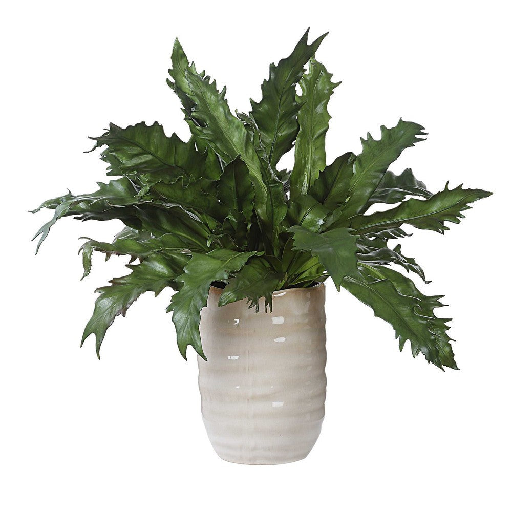 Uttermost Verdure Fern In Glazed Pot UT-60229