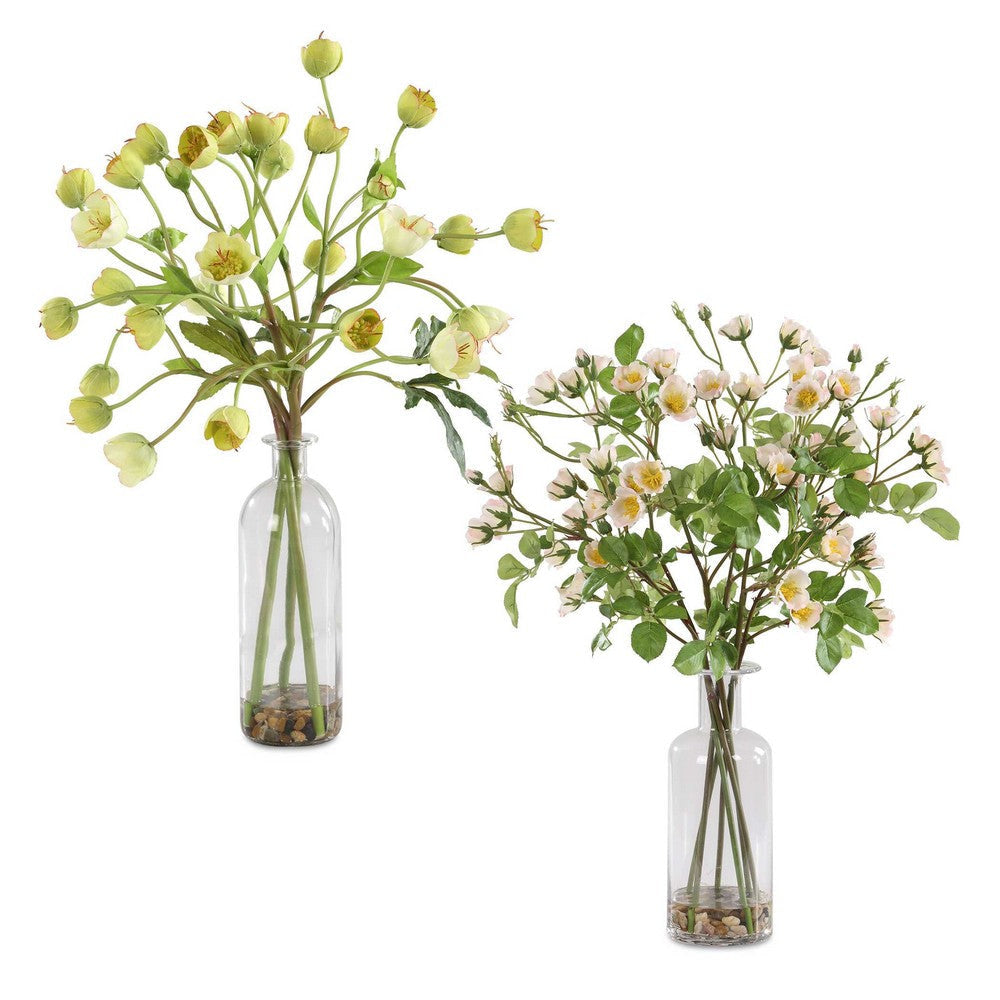 Uttermost Tranquility Lenten Rose Bouquets Set/2 UT-60251