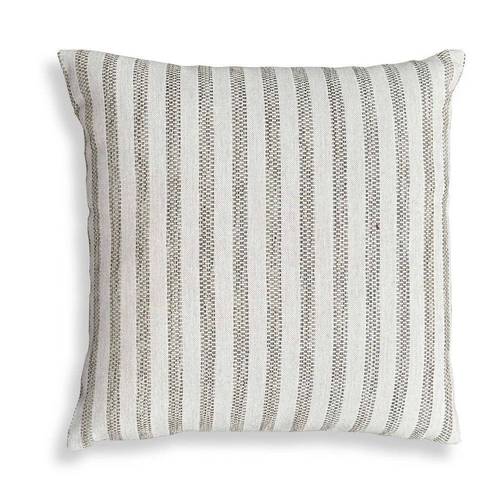Uttermost Basket Stripe Rattan Outdoor Pillow