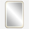 Uttermost Crofton Lighted Brass Vanity Mirror By Casagear Home