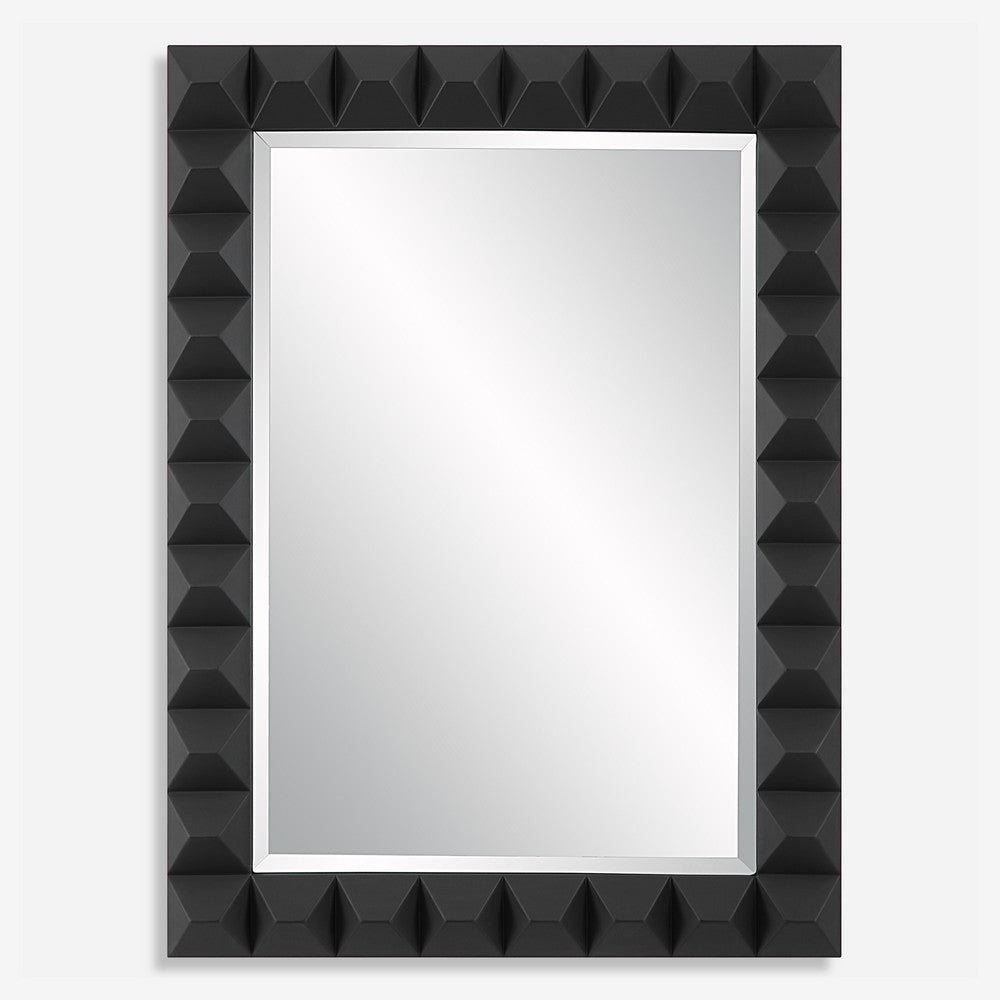 Uttermost Studded Black Mirror By Casagear Home