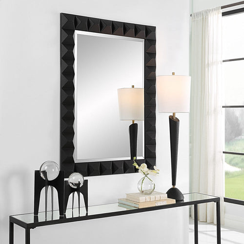 Studded - Studded Mirror-43.25 Inches Tall and 31.75 Inches Wide