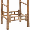Blake Outdoor Barstool Chairs | Set of 2 | Weatherproof Natural Finish Bamboo