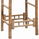 Blake Outdoor Barstool Chairs | Set of 2 | Weatherproof Natural Finish Bamboo