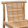Blake Outdoor Barstool Chairs | Set of 2 | Weatherproof Natural Finish Bamboo