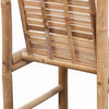 Blake Outdoor Barstool Chairs | Set of 2 | Weatherproof Natural Finish Bamboo