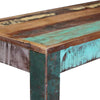 Siena Outdoor Rectangular Rustic Bench | Multicolour Reclaimed Wood 43"