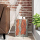 vidaXL Stool Solid Teak Wood and Resin