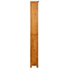 vidaXL 6-Tier Bookcase 31.5"x8.9"x70.9" Solid Oak Wood