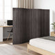 vidaXL Room Divider Bamboo Grey Width 98.4" Height 65.0