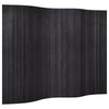 vidaXL Room Divider Bamboo Grey Width 98.4" Height 65.0