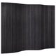 vidaXL Room Divider Bamboo Grey Width 98.4" Height 65.0