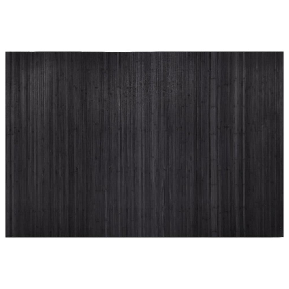 vidaXL Room Divider Bamboo Grey Width 98.4" Height 65.0