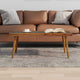 vidaXL Coffee Table Teak Resin 39.4"x19.7"x15.7