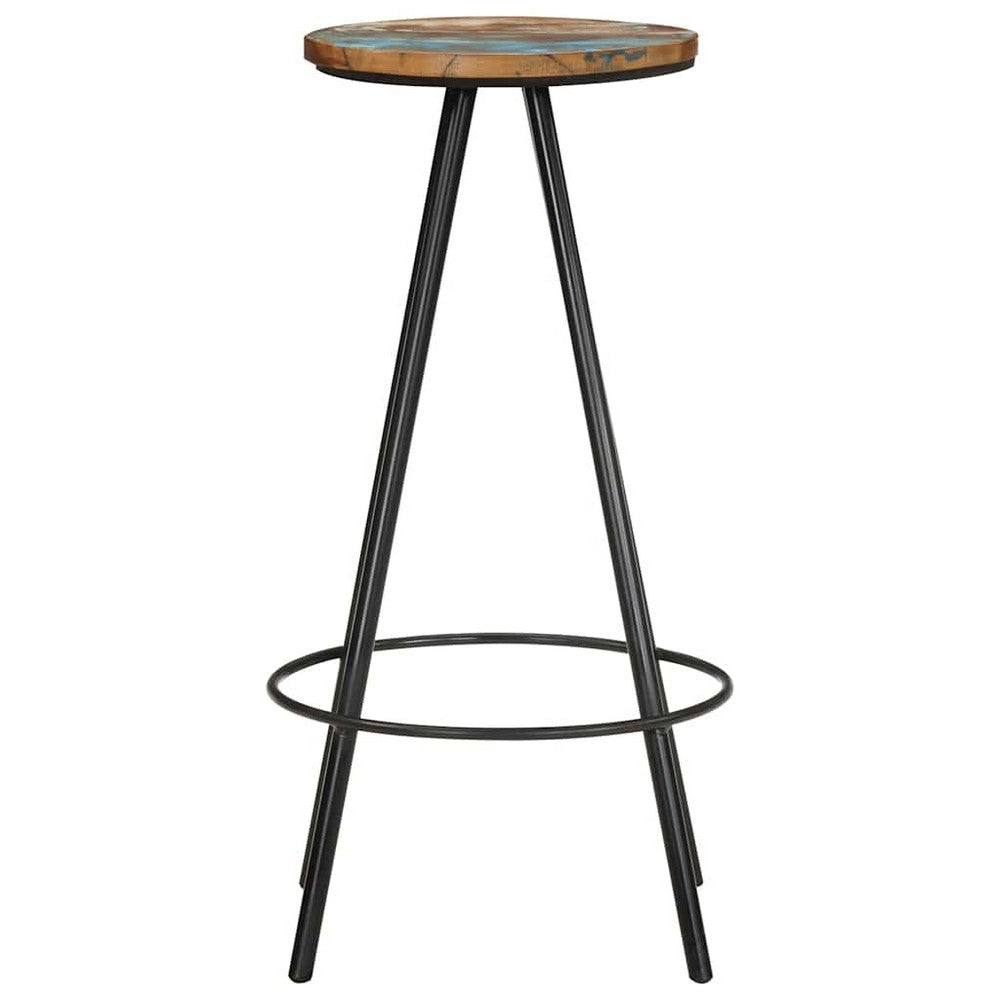 vidaXL Bar Stools 4 pcs Solid Reclaimed Wood