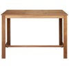 Asher Rectangular Bar Dining Table | Natural Solid Acacia Wood 59"
