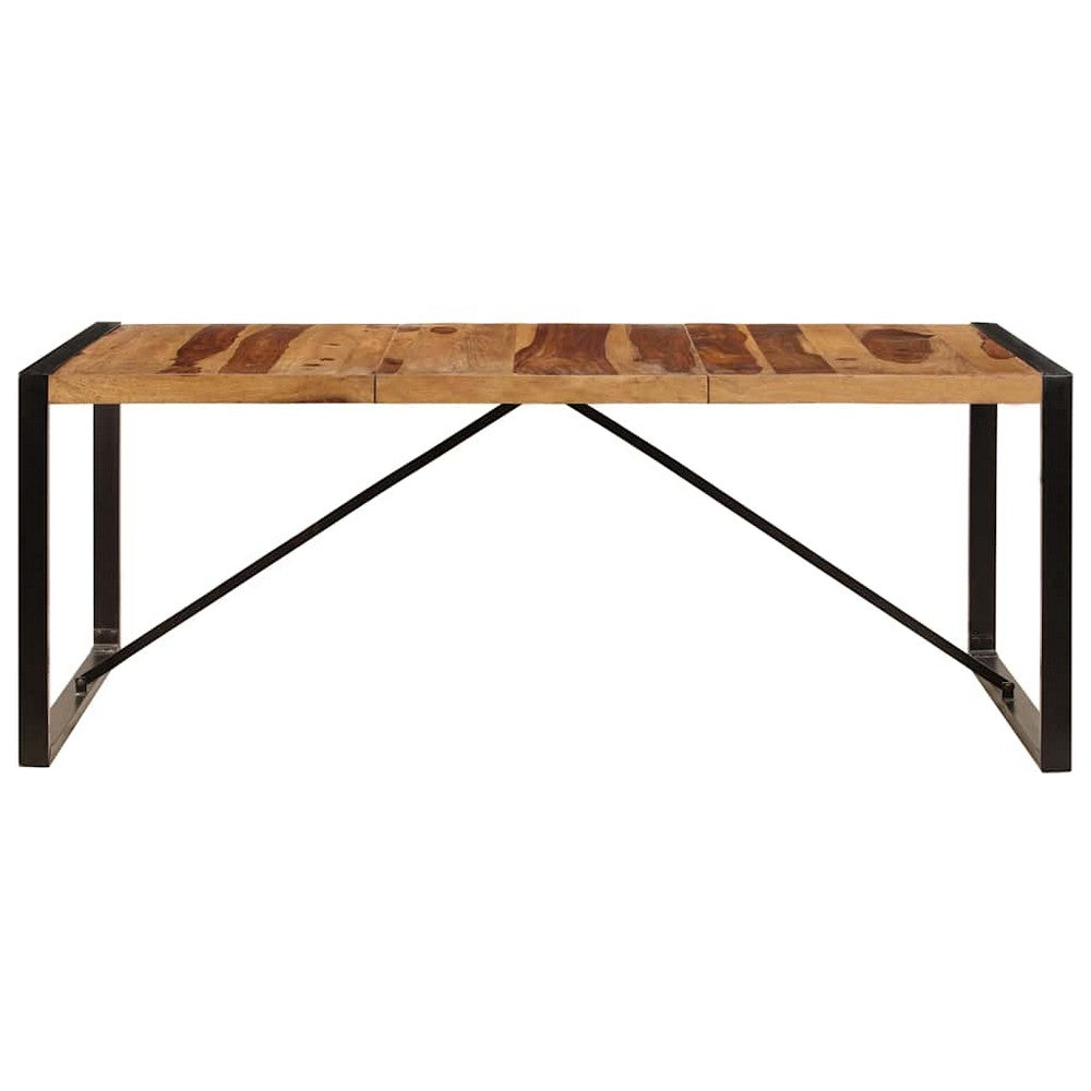 vidaXL Dining Table 78.7"x39.4"x29.5" Solid Acacia Wood
