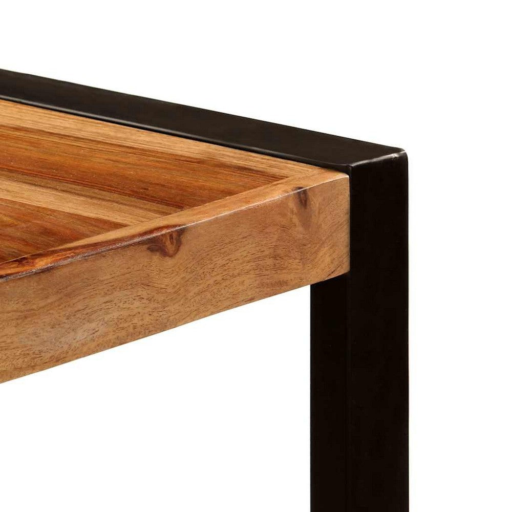 vidaXL Dining Table 70.9"x35.4"x29.5" Solid Acacia Wood