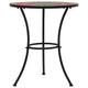 vidaXL 3 Piece Mosaic Bistro Set Ceramic Tile Orange/Gray