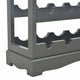 vidaXL Wine Cabinet Black 27.6"x8.9"x27.8" MDF