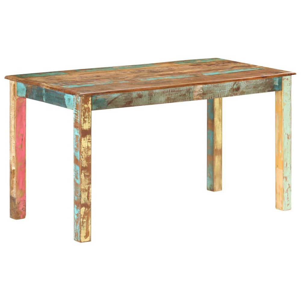 vidaXL Dining Table Solid Reclaimed Wood 55.1"x27.6"x29.9