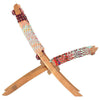 vidaXL Chindi Folding Chair Multicolours Fabric