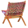 vidaXL Chindi Folding Chair Multicolours Fabric