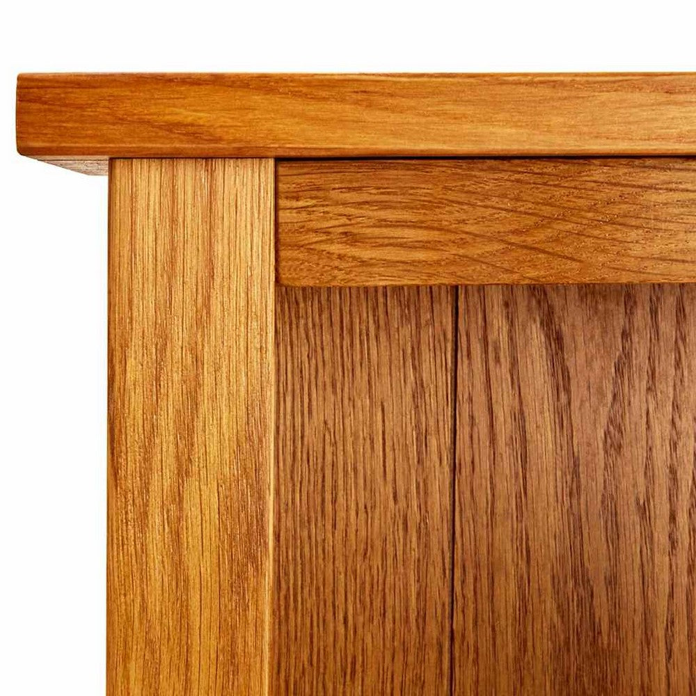 vidaXL Bookcase 17.7"x8.9"x32.3" Solid Oak Wood