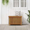 Warly Outdoor Storage Box | Slatted Design | Natural Oiled Acacia Wood 35"