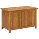 Warly Outdoor Storage Box | Slatted Design | Natural Oiled Acacia Wood 35"