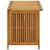 Warly Outdoor Storage Box | Slatted Design | Natural Oiled Acacia Wood 35"