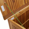 Warly Outdoor Storage Box | Slatted Design | Natural Oiled Acacia Wood 35"
