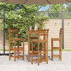 vidaXL Bar Stools 4 pcs Solid Acacia Wood