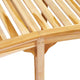 Joana Outdoor Garden Bench | Curved Banana Shape | Natural Teak Wood 79"