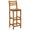 vidaXL Bar Stools 6 pcs Solid Wood Acacia
