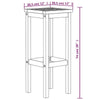 vidaXL Bar Stools 4 pcs Solid Wood Acacia