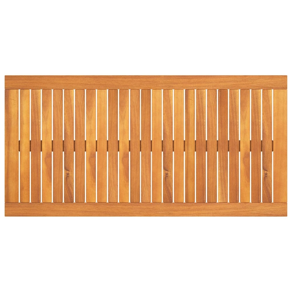 vidaXL Coffee Table 39.4"x19.7"x13" Solid Acacia Wood