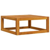 vidaXL Coffee Table 26.7"x26.7"x11.4" Solid Acacia Wood