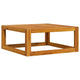 vidaXL Coffee Table 26.7"x26.7"x11.4" Solid Acacia Wood