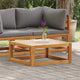 vidaXL Coffee Table 26.7"x26.7"x11.4" Solid Acacia Wood