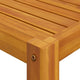 vidaXL Coffee Table 26.7"x26.7"x11.4" Solid Acacia Wood