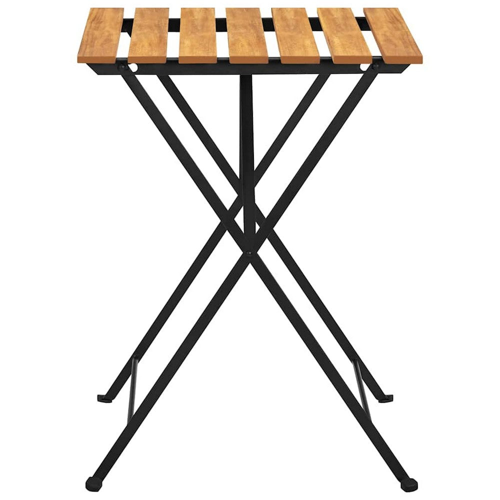 vidaXL Bistro Table 21.7"x21.3"x28" Solid Acacia Wood