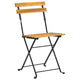 vidaXL Folding Bistro Chair 4 pcs Solid Acacia Wood