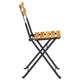 vidaXL Folding Bistro Chair 4 pcs Solid Acacia Wood