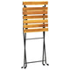 vidaXL Folding Bistro Chair 4 pcs Solid Acacia Wood