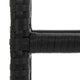 vidaXL Bar Stools with Cushions 2 pcs Black Poly Rattan