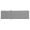 Sally Outdoor Sun-Lounger Cushion | Non-Slip Design | Gray Oxford Fabric