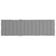 Sally Outdoor Sun-Lounger Cushion | Non-Slip Design | Gray Oxford Fabric
