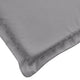 Sally Outdoor Sun-Lounger Cushion | Non-Slip Design | Gray Oxford Fabric