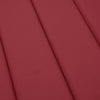Sally Outdoor Sun-Lounger Cushion | Non-Slip Design | Red Oxford Fabric